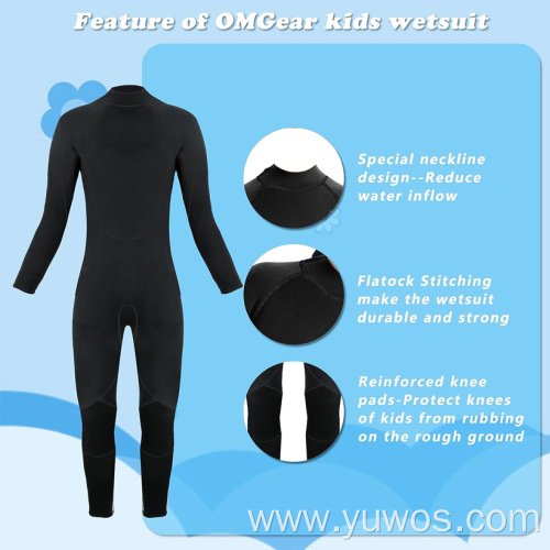 Youth Wetsuit 3mm Full Suit Neoprene Surfing Suit